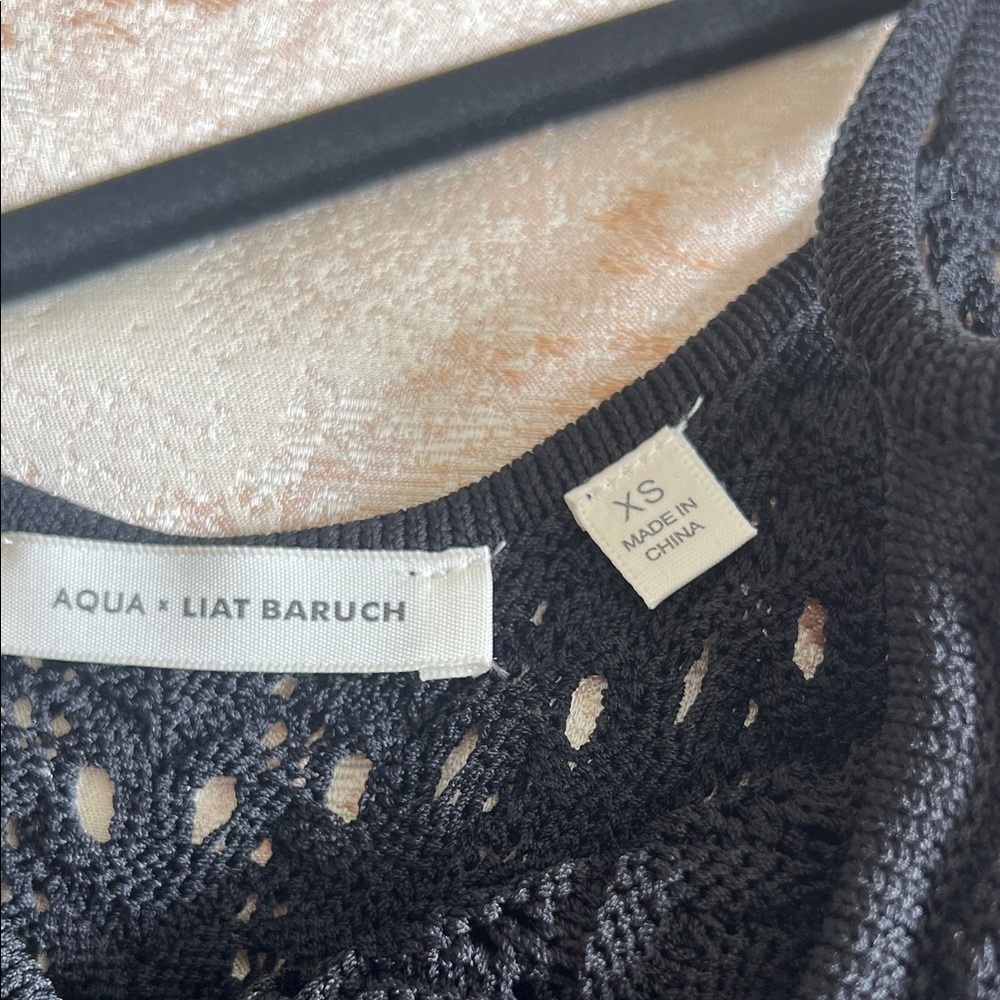 NWOT AQUA & LIAT BARUCH Elegant Black Women's Dress SIZE XS - Picture 5 of 9